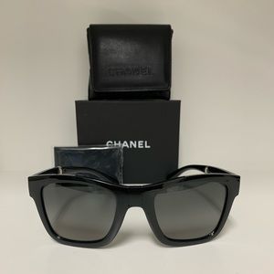 Chanel Foldable Square Polorized Sunglasses